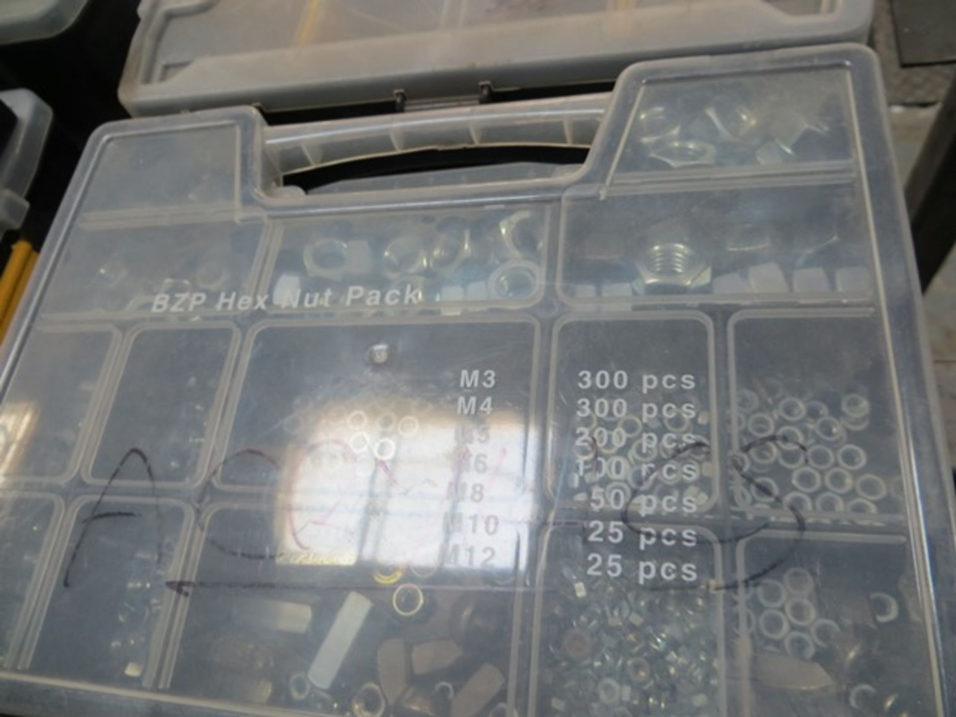 Various Stanley Sortmaster & Easydrive Storage Boxes of Grub Screws, Washers, Hex Nuts, Machine - Image 8 of 10