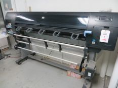 Hewlett Packard Designjet Z6100 wide format printer model Q6652A s/n SG7C72902H c/w two layout