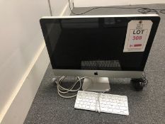 Apple iMac 21.5" personal computer with keyboard and mouse. Specs to include:CPU:2.5 GHz Core i5 (