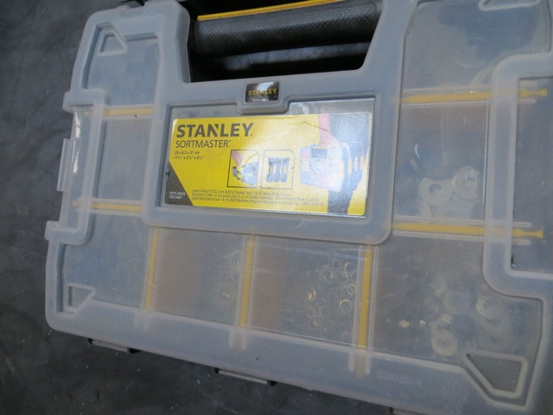 Various Stanley Sortmaster & Easydrive Storage Boxes of Grub Screws, Washers, Hex Nuts, Machine - Image 4 of 10