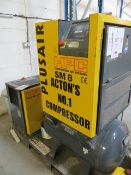 Kaeser HPC PlusairExcelsior SM8 Air Compressor serial No 1005 c/w Rednal pneumatics welded