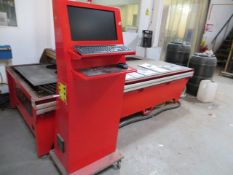 Swiftcut 2500 W/T plasma cutting machine Serial no. 6900316 2600 x 1400mm bed complete with Powermax