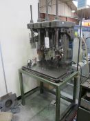 Corona 4 inline bench drill, model 1 EFX, serial number 11616C, mounted on stand. NB: