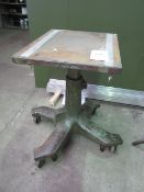 CVA mobile adjustable height table, 24" x 30"