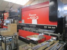 Amada 100 ton x 3m CNC upstroking press brake, model HFP 100-3, serial no: V060410 (2006), AMNCPC