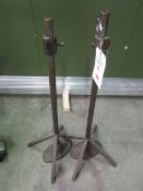 2 x bar feed stands