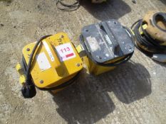 Two 110v transformers