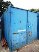 13ft steel container (please note : A work Method Statement and Risk Assessment must be reviewed and