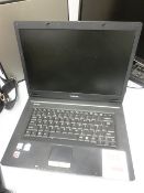 Toshiba Satellite laptop, with carry case