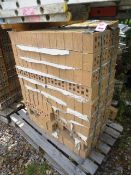 Three part pallets of Brunswick Buff Best Bricks, approx brick size 215 x 102 x 65mm (photo for