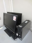 Dell Optiplex 755 desktop PC, and Dell flat screen LCD monitor