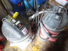 Three assorted Numatic Hoovers (110v - 240v)