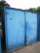 20ft steel container (excludes contents) (please note : A work Method Statement and Risk