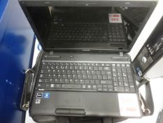 Toshiba Satellite laptop, with carry case