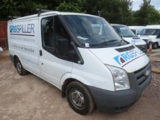 Ford Transit 85 T260 panel van, reg no: HV60 TSX, mileage: 141,050, with roof bars, MOT: 20.11.18 (