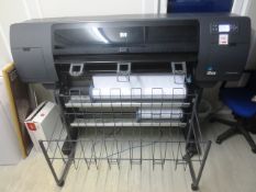 HP Designjet 4500 PS wide format plans printer, model Q127QA, serial no: SG872Q902M