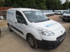 Peugeot Partner 625 Professional panel van, reg no: HX63 XFT, mileage: 45,522, MOT: 15.09.18 (please