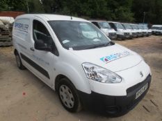 Peugeot Partner 625 Professional panel van, reg no: HY63 WFX, mileage: 53,388, MOT: 29.09.18 (please