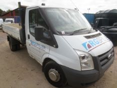 Ford Transit 115 T350 Tipper, reg no: BD11 UVL, mileage: 121,719 with Draper van vault, MOT: 27.04.1