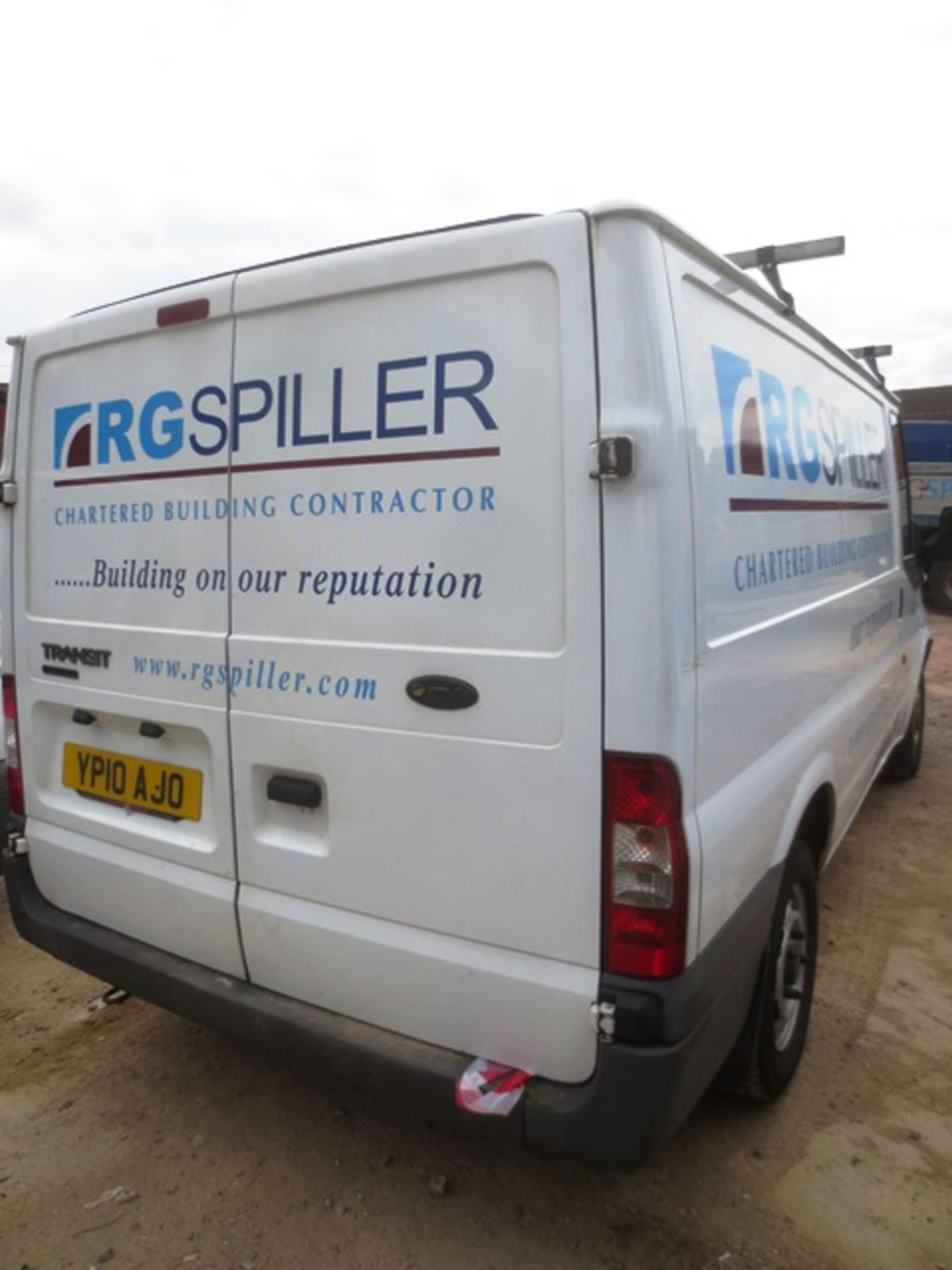 Ford Transit panel van, reg no: YP10 AJO, mileage: 149,127, with roof bars, MOT: 11.06.19 (please - Image 7 of 11
