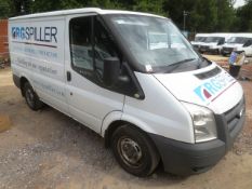 Ford Transit 85 T260 panel van, reg no: YP10 AOU, mileage: 119,126, MOT: 11.06.19 (please note: