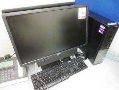 Dell 790 desktop PC, and Dell flat screen LCD monitor