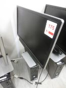 Dell Optiplex 755 desktop PC, and Dell flat screen LCD monitor