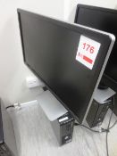 Dell Optiplex 755 desktop PC, and Dell flat screen LCD monitor