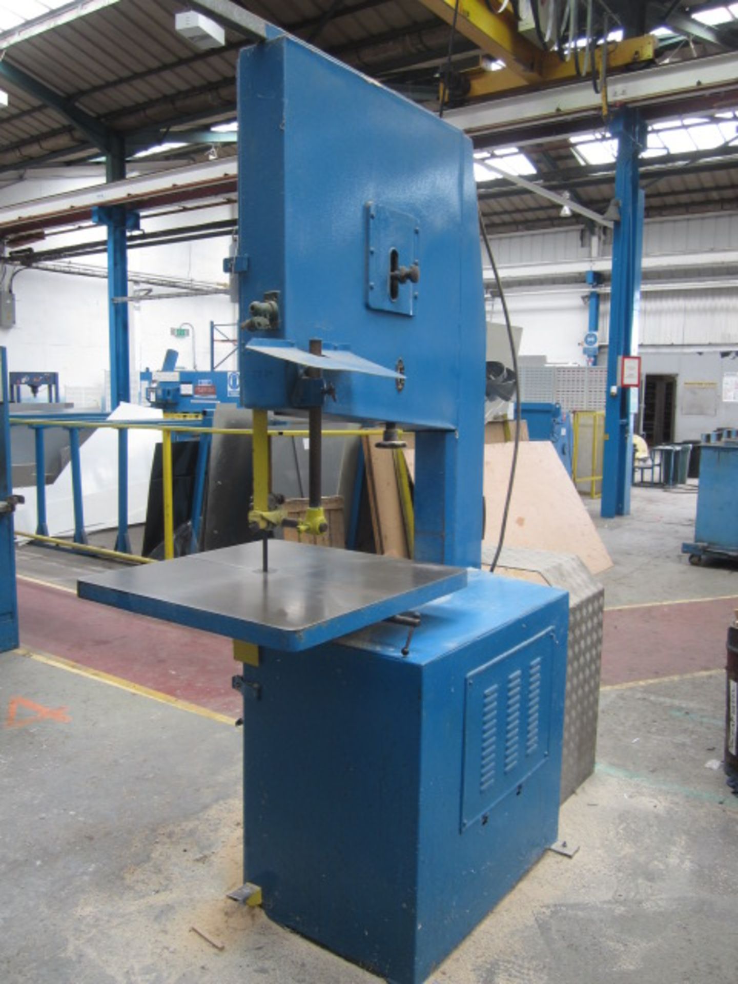 Wadkin Bursgreen B800 vertical bandsaw, Machine no: B800 / 79237. - Image 3 of 4