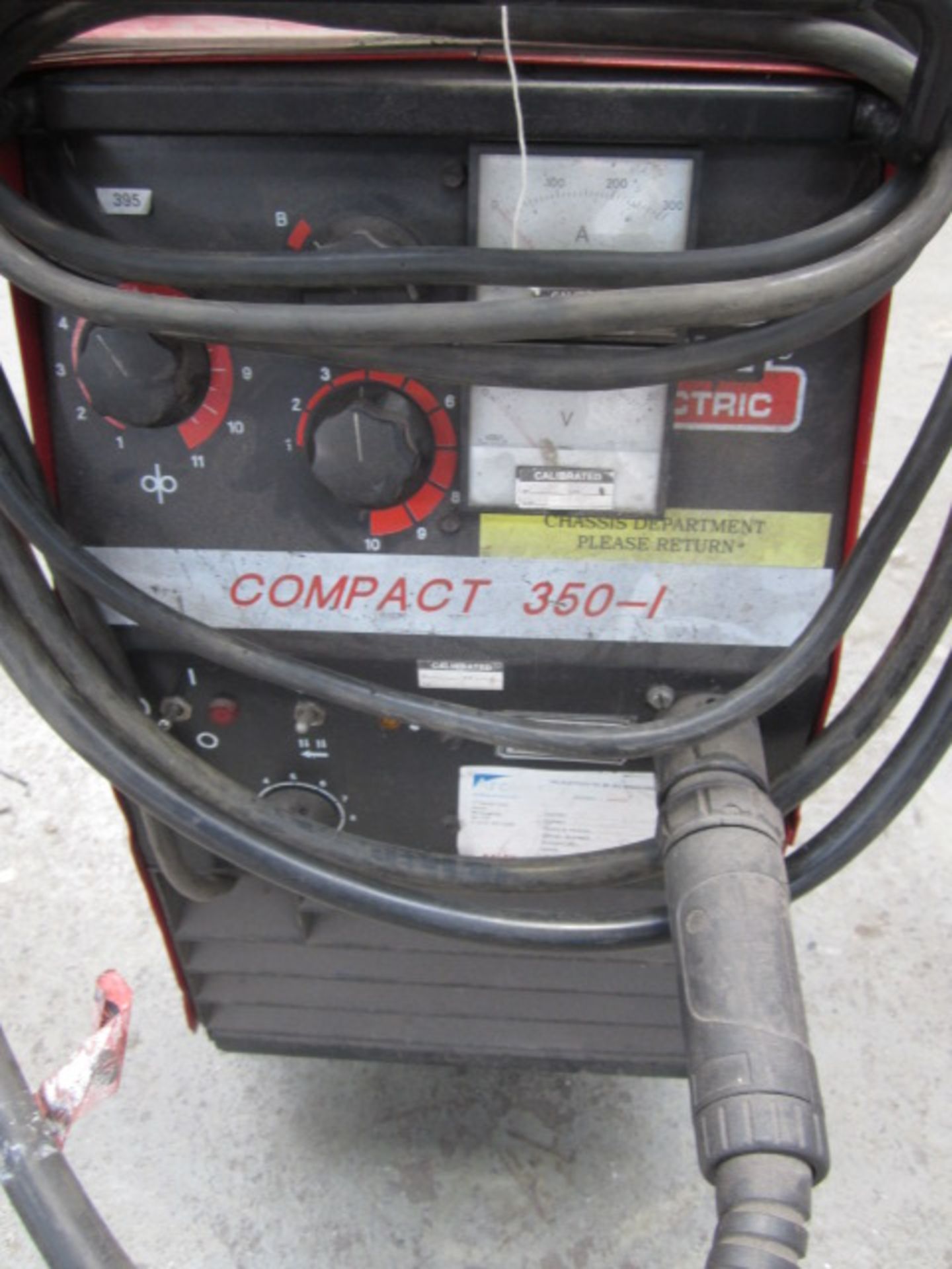 Lincoln electric compact 3501 - excluding gas bottle. - Image 2 of 4