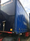 Montracon SMRC3A 3 axle, disc brakes, Meritor axle, curtain side trailer, Chassis No: d069400,