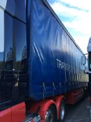 Montracon SMRC3A 3 axle, disc brakes, Meritor axle, curtain side trailer, Chassis No: d069404,