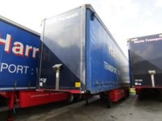 Montracon SMRC3A 3 axle, disc brakes, Meritor axle, curtain side trailer, Chassis No: d069406,