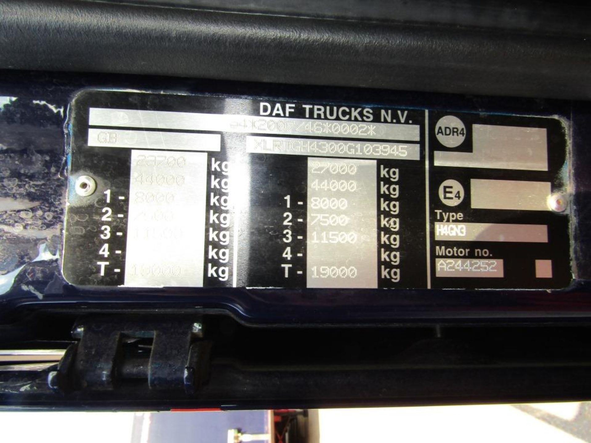 DAF FTGXF510 super space cab, automatic, 6x2 mid lift twin steer, 44 ton GVW, Euro 6, tractor - Bild 20 aus 28