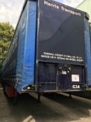 Boalloy/M&G FAC2Y 3 axle, disc brakes, Meritor axle, curtain side trailer, Chassis No: 31937, Year