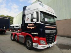 DAF FTGXF510 super space cab, automatic, 6x2 mid lift twin steer, 44 ton GVW, Euro 6, tractor