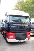 DAF FTGXF105.460 space cab, automatic, 6x2 mid lift twin steer, 44 ton GVW tractor unit,