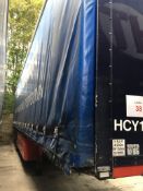 Montracon SMRC3A 3 axle, disc brakes, Meritor axle, curtain side trailer, Chassis No: d069403,