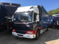 DAF FACF65.250 E space cab, manual, 4x2, 18 ton GVW, Euro 5, curtain sided truck with tail lift,