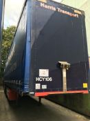 Montracon SMRC3A 3 axle, disc brakes, Meritor axle, curtain side trailer, Chassis No: d069411,