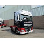 DAF FTGXF510 super space cab, automatic, 6x2 mid lift twin steer, 44 ton GVW, Euro 6, tractor