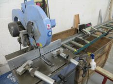 Startrite MEP Chopsaw Model Cobra 350 with Roller Benches and Kwik Stop Digital Measure Unit (