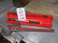 Britool Torque Wrench & Heavy Duty Wrench as lotted