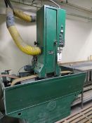 Acme Linisher Machine Type 160/1 1600mm belt s/n 0-12 (1971) c/w Entry/Exit Tables & Duck Boards