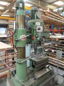 Kitchen Walker E38-800 Radial Arm Drill s/n 16515-3637. Overall dimensions are approximately