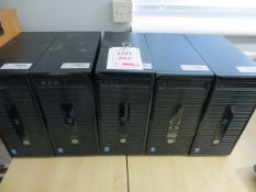 Five Hewlett Packard Prodesk 400G2 Core i5 Tower PC's