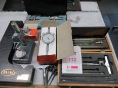 Quantity of Various Gauges and Measuring Equipment as lotted