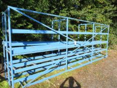 Metal stock roller rack 6m (L)x 2.20m (H) x 1m (W)