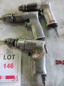 3 Air Screw Drivers as lotted