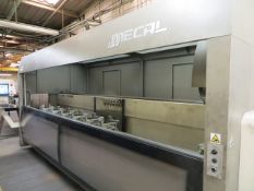 Mecal MC305 KOSMOS CNC 4 AXIS (XYZA) CNC Machining Centre 8 Tool c/w 6 Pneumatic vices s/n 9912399,